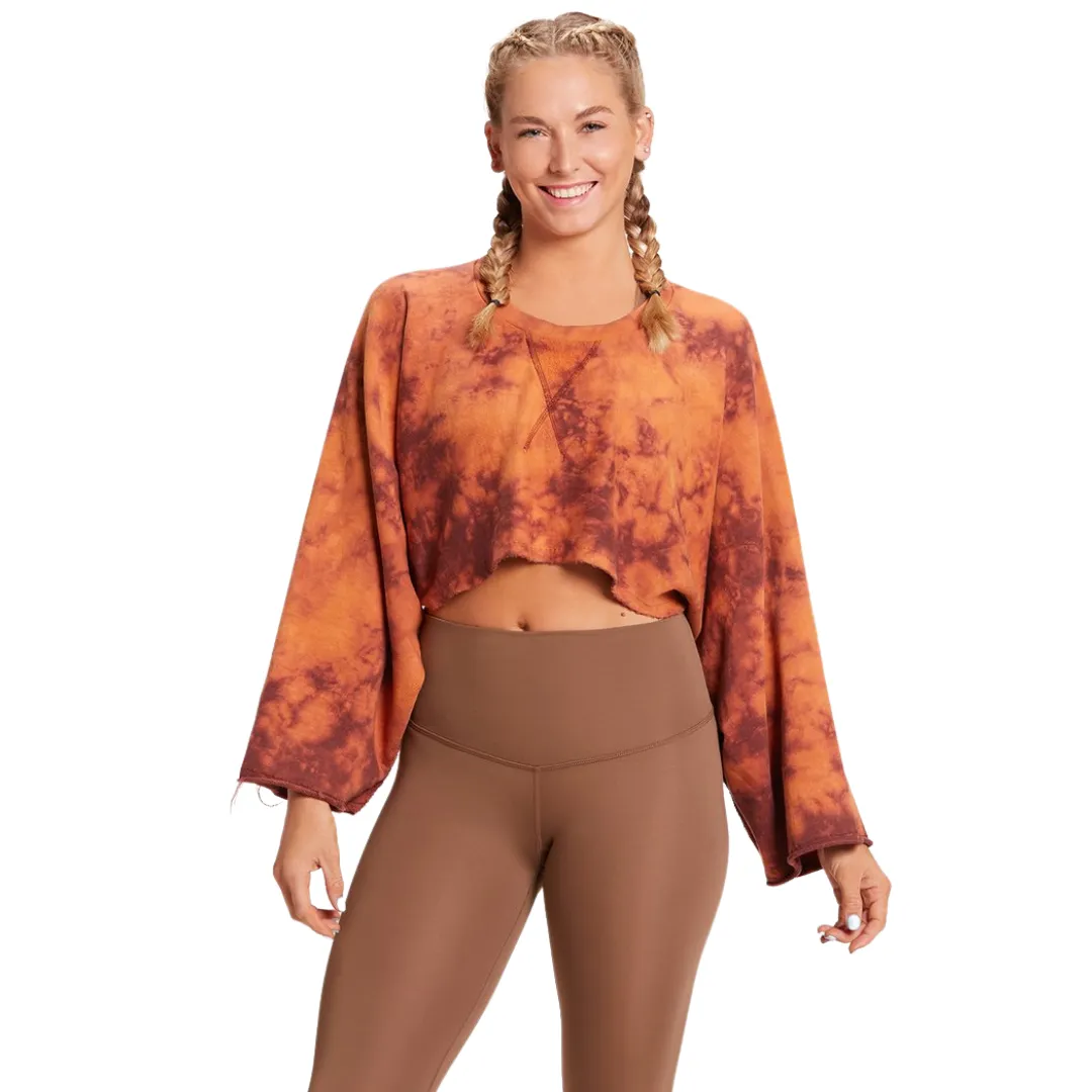 Crop French Terry Sweatshirt - Sacred Earth