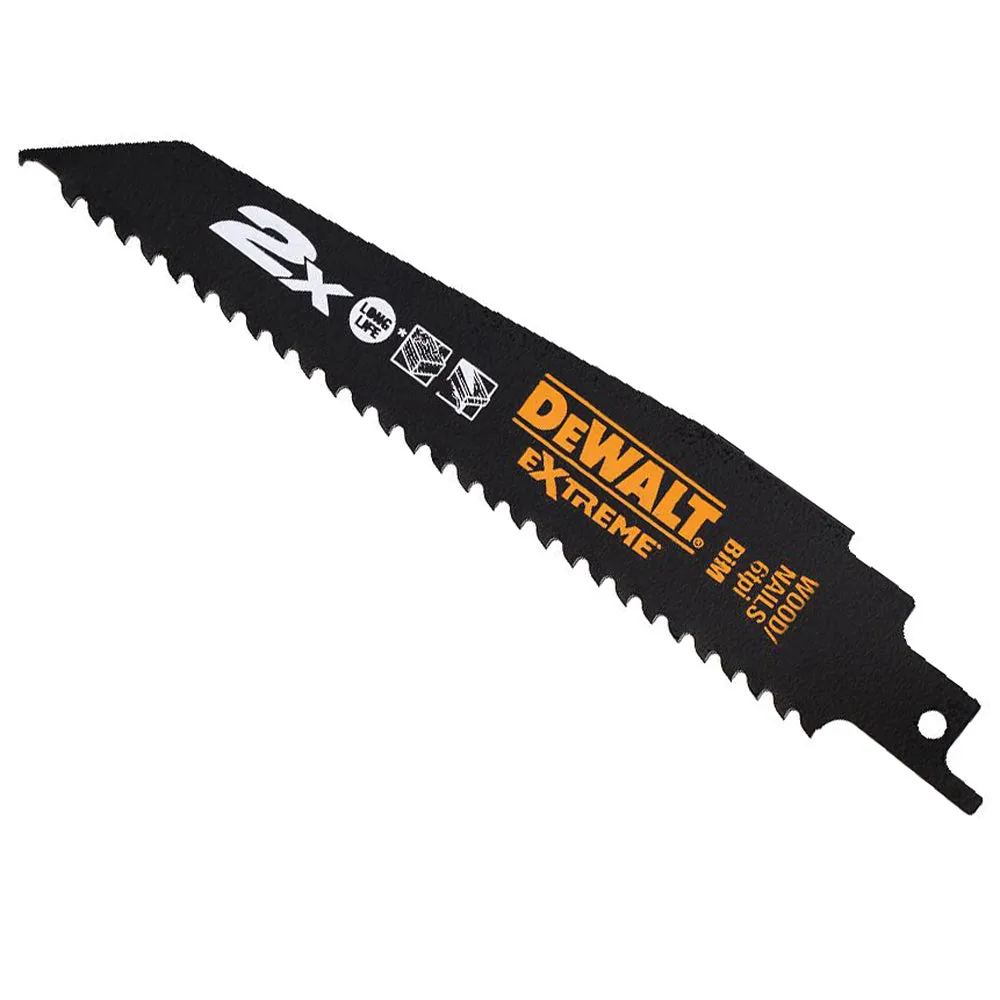 Dewalt 305mm 6TPI Wood & Nail Reciprocating Blades DT2314L-QZ Pack of 5