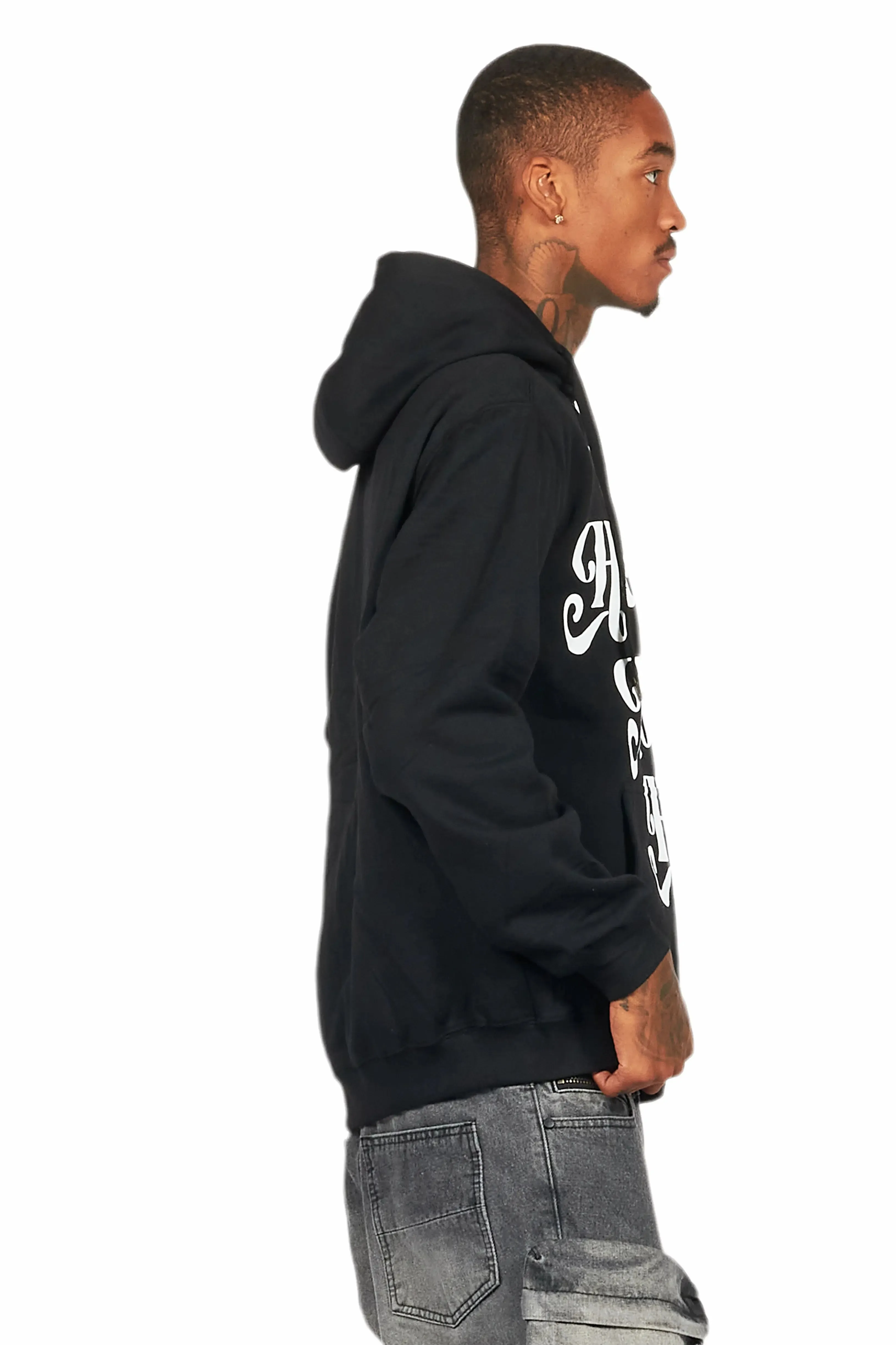 Diamo Black/White Graphic Hoodie