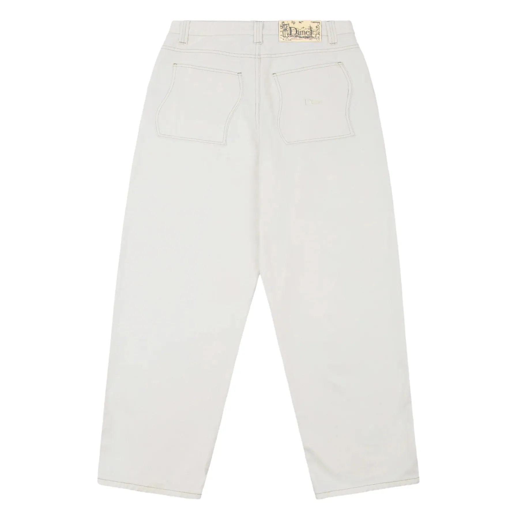 Dime MTL Baggy Denim Pants - Off White