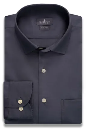 DRESS SHIRT DARK GREY