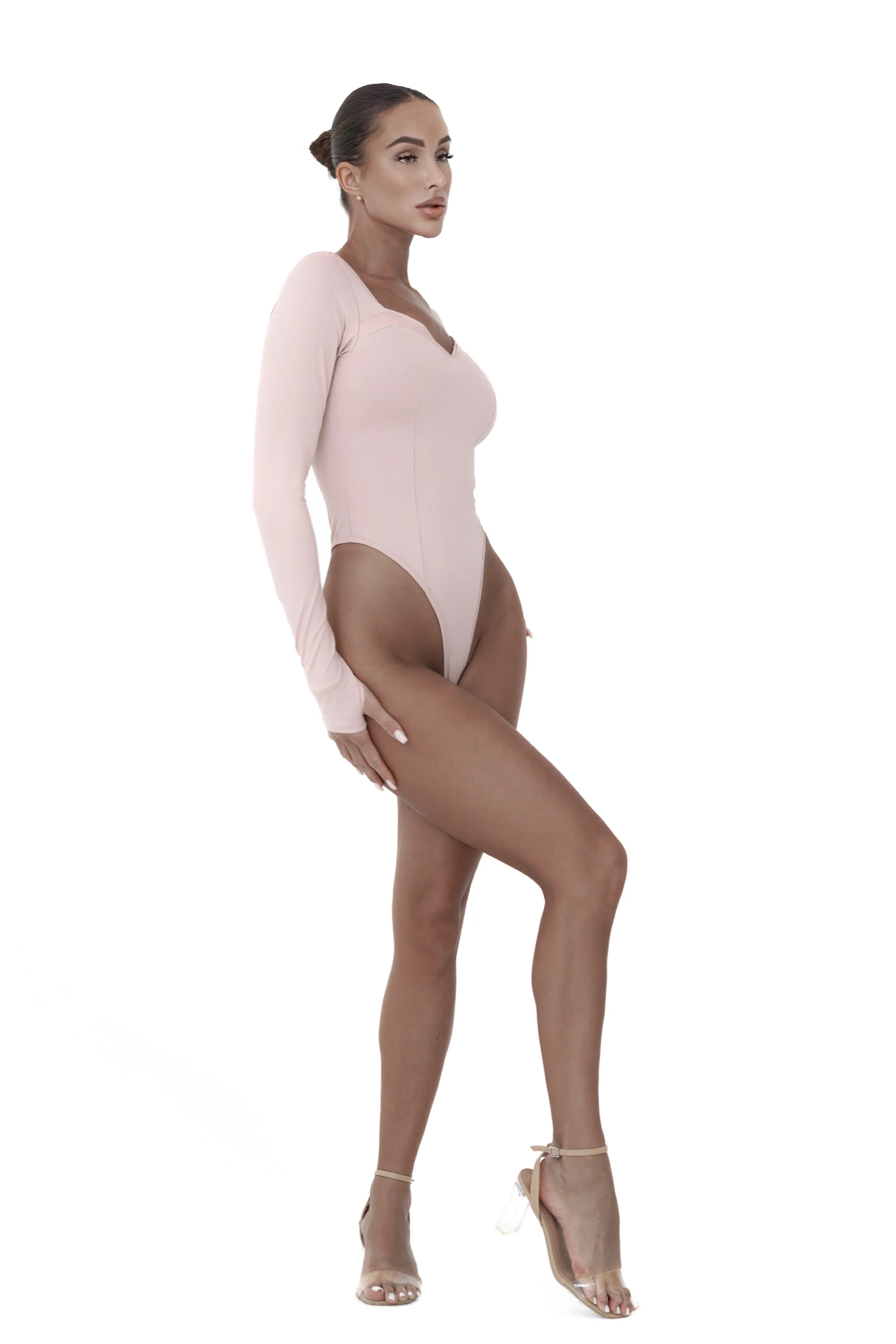 Emerge Bodysuit - Light Blush