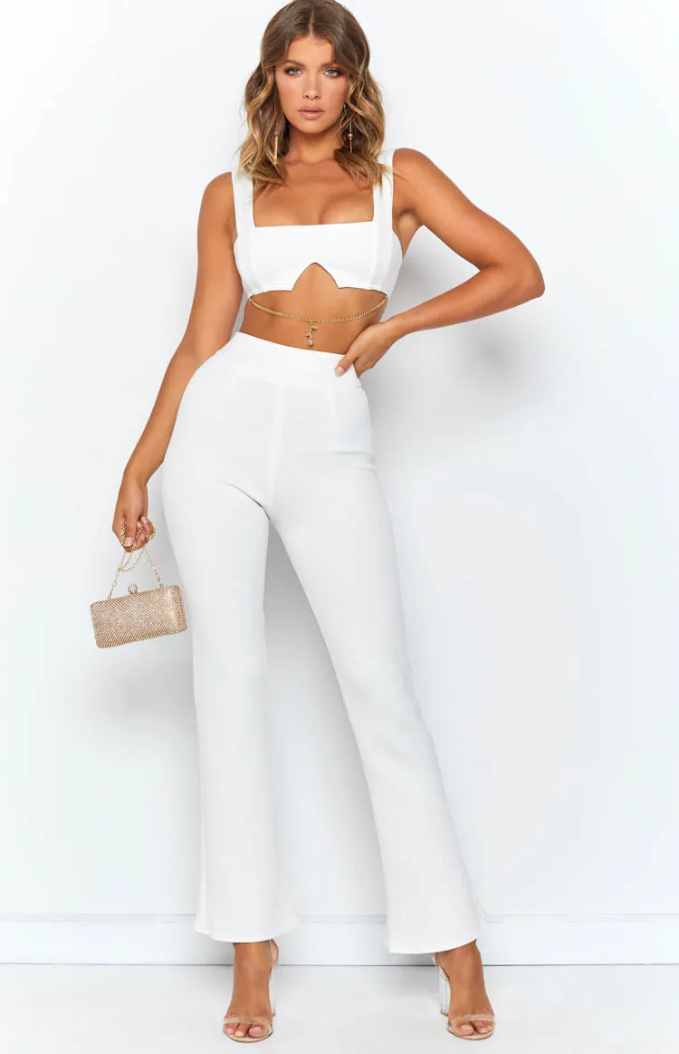 Eve Crop White