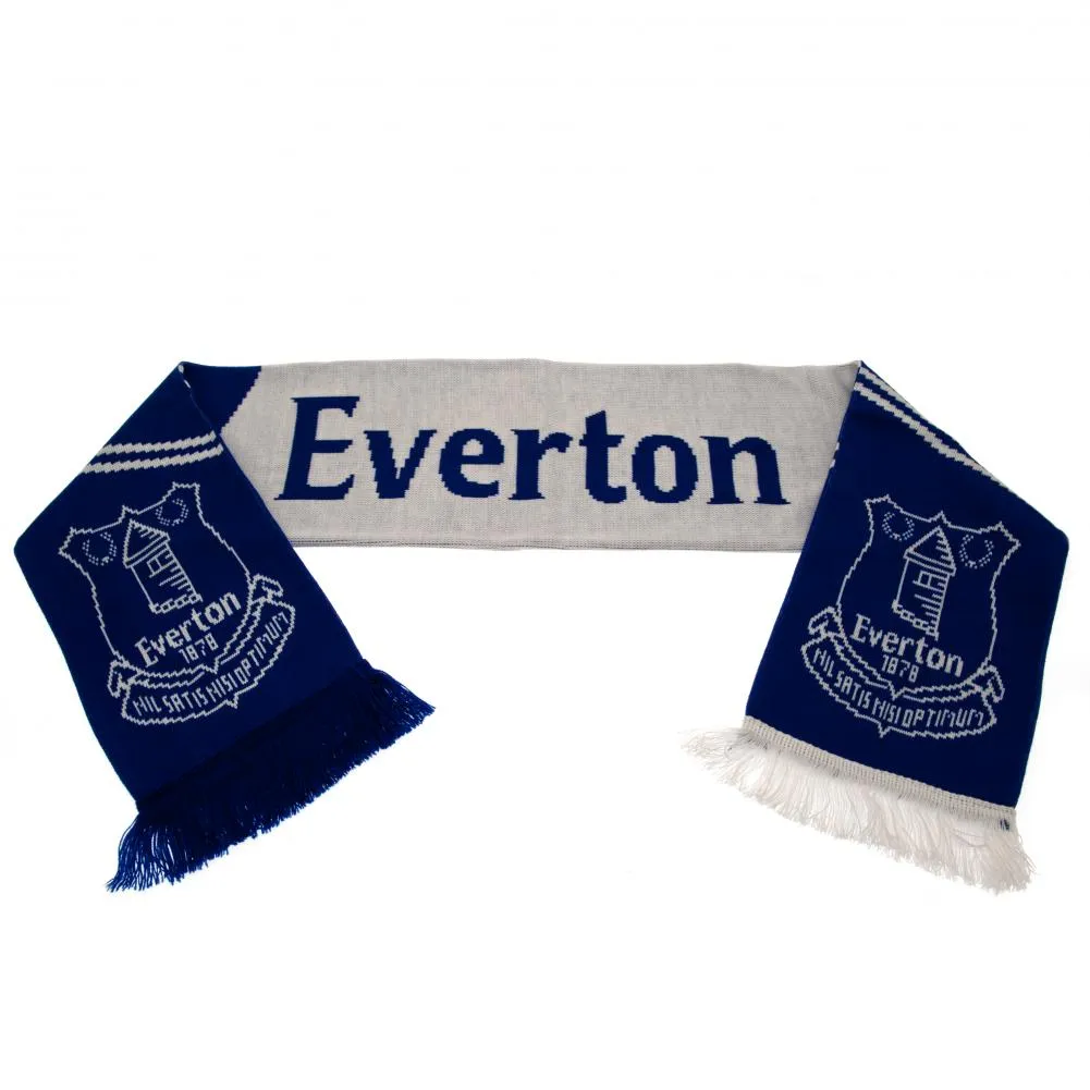 Everton FC Scarf VT - Royal Blue and White Knitted Scarf