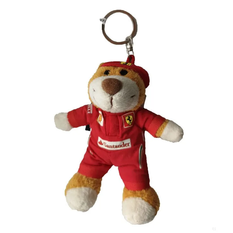 Ferrari Plush, Teddy Bear, 11 cm, Red, 2020