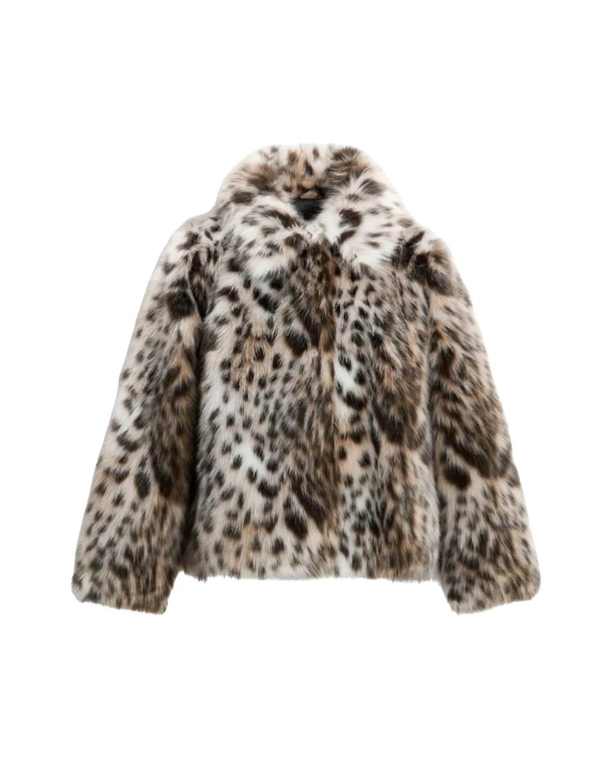 Ferryhill Leopard Faux Faur Coat