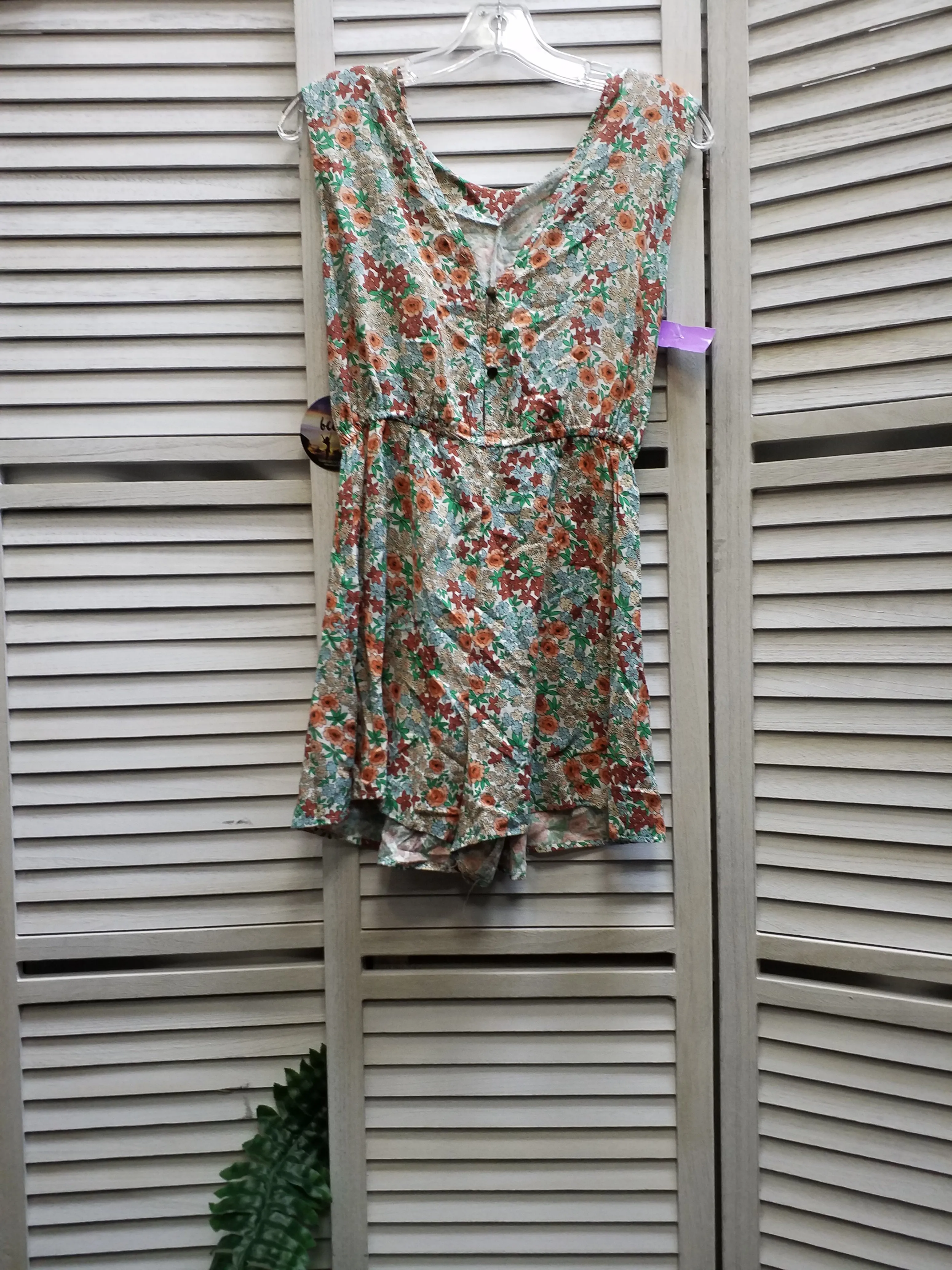 Floral Print Romper Bebop, Size M