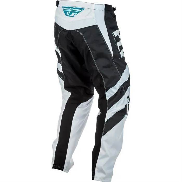 Fly Racing F-16 Men's Black/White Motocross Pants