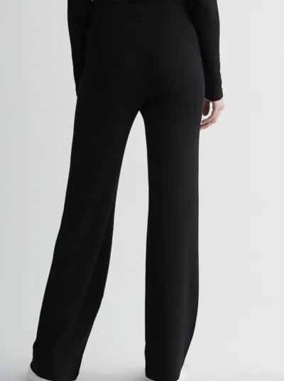 Forest soft structured flared pants - Midnight