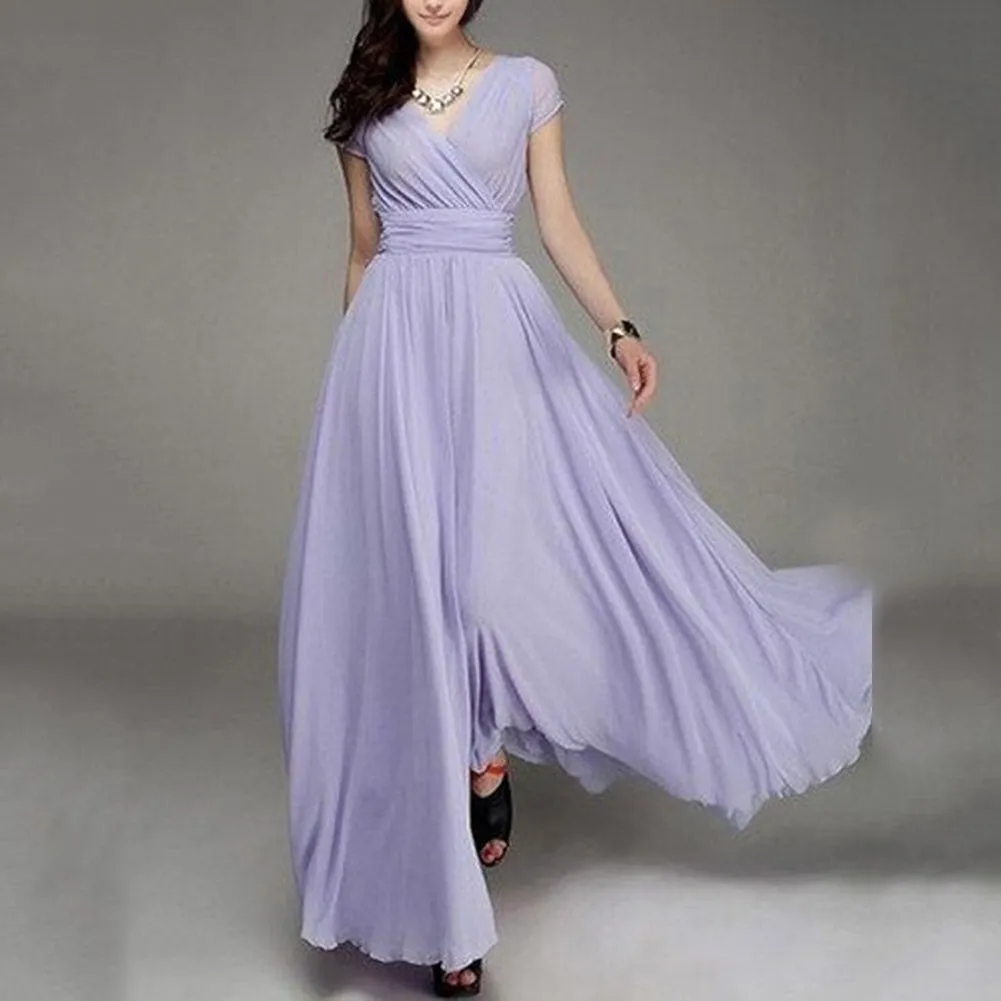 Funki Buys | Dresses | Women's High Waist Maxi Evening Dress