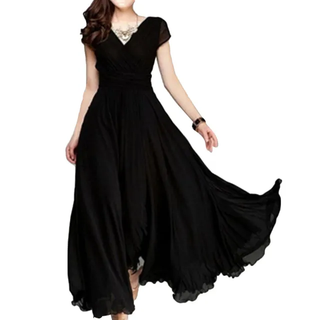 Funki Buys | Dresses | Women's High Waist Maxi Evening Dress