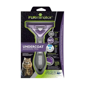 FURminator Cat Undercoat Deshedding Tool for Medium/Large Short Hair