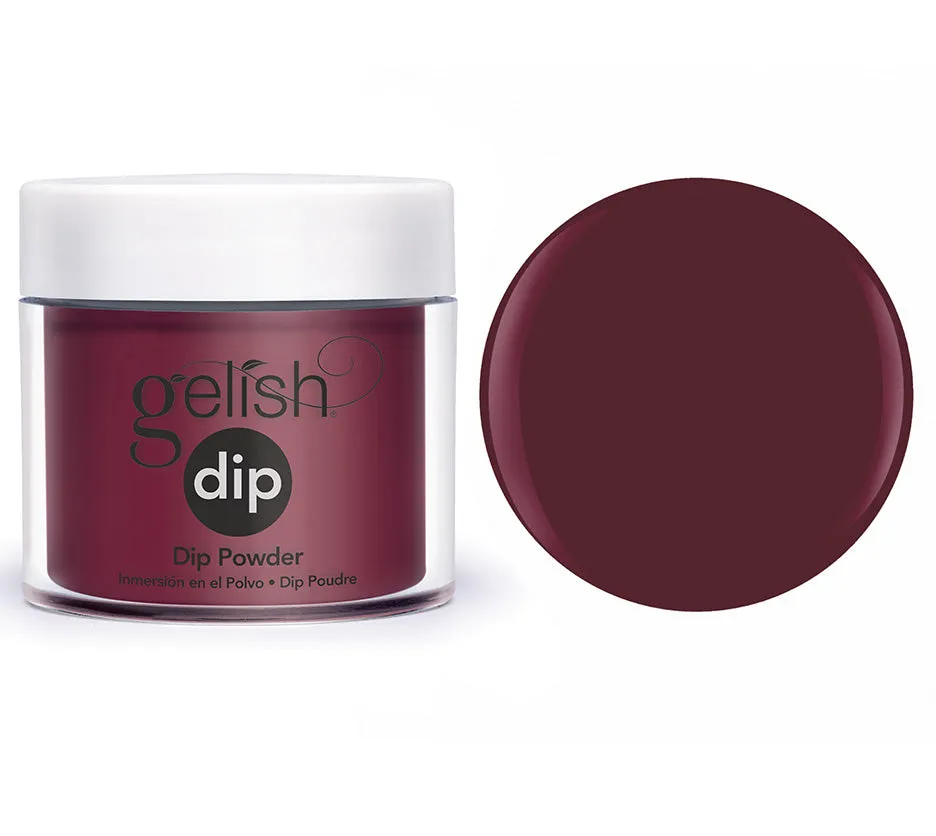 Gelish Professional Dip Powder Looking For A Wingman - Burgundy Creme - 23G