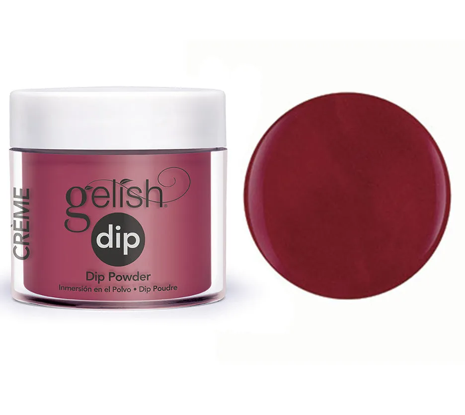 Gelish Professional Dip Powder Man Of The Moment - Medium Red Creme - 23G