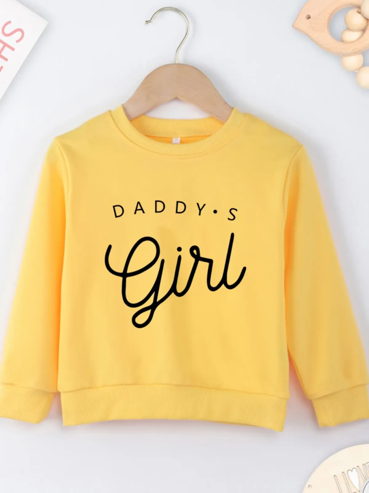 Girl's Adorable 'Daddy's Girl" Long Sleeve Sweatshirt