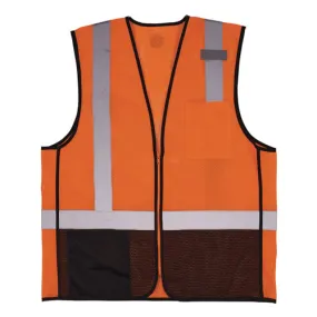 Glowear 8210z Hi-vis Class 2 Mesh Vest, Small To Medium, Orange, Ships In 1-3 Business Days