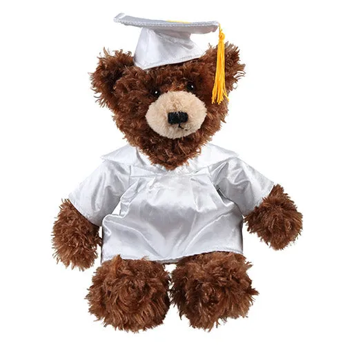 Graduation Brandon Teddy Bear Plush 2024 Chocolate 12"