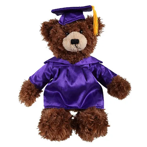 Graduation Brandon Teddy Bear Plush 2024 Chocolate 12"