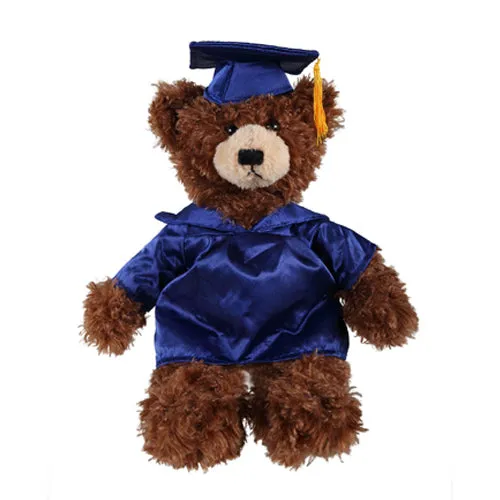 Graduation Brandon Teddy Bear Plush 2024 Chocolate 12"