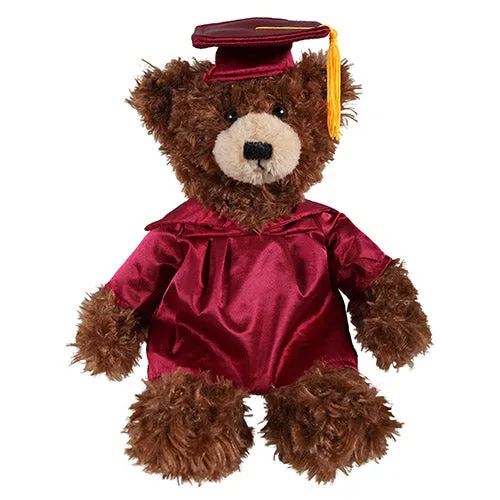 Graduation Brandon Teddy Bear Plush 2024 Chocolate 12"