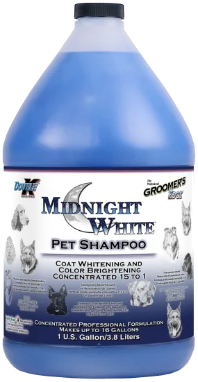 Groomer's Edge Midnight White Shampoo - Gallon