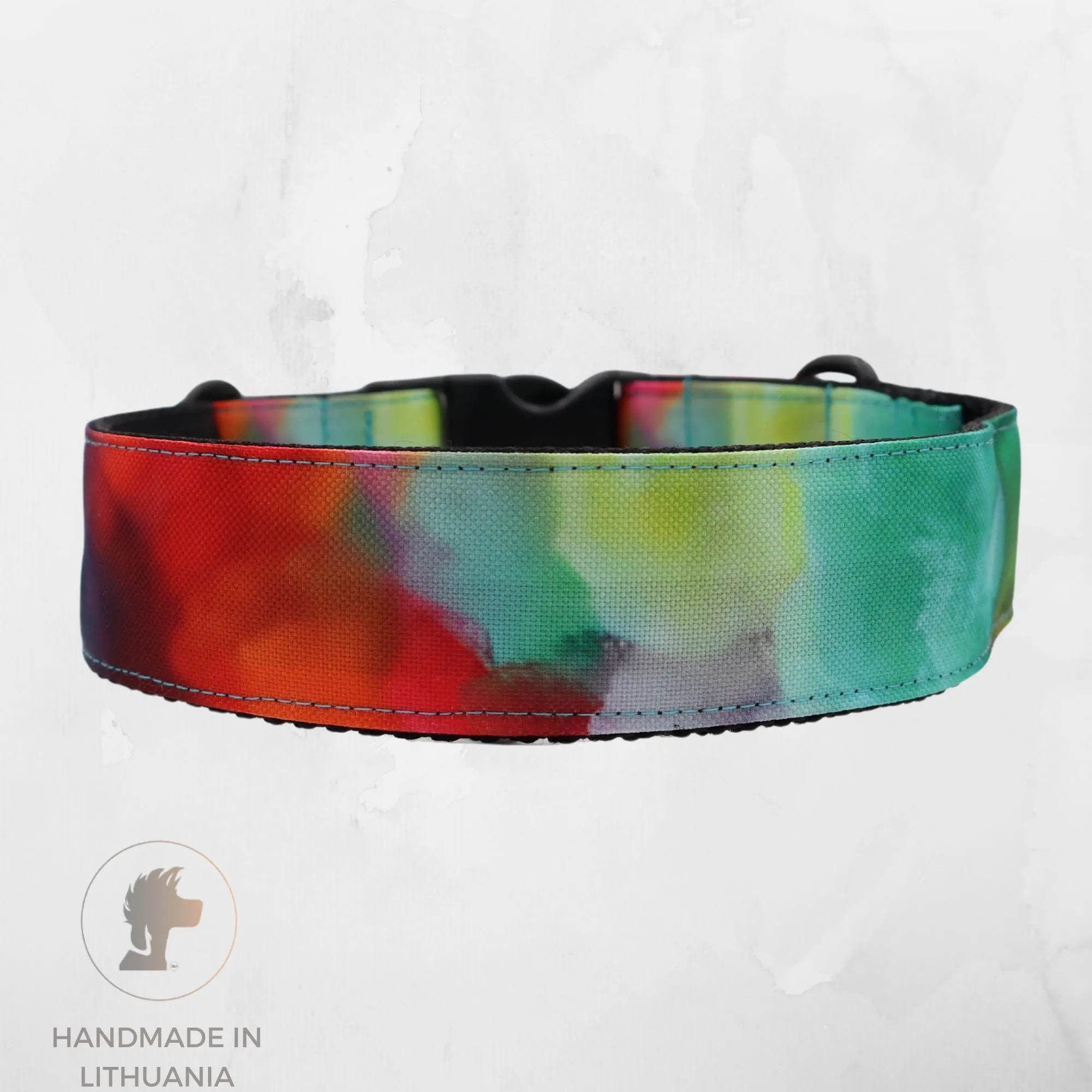 Handmade Dog Collar | Wonderland Sky | Width: 15-20-25-30-40-50 mm