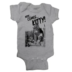 Here Comes Kitty Infant Bodysuit - Unisex Fit