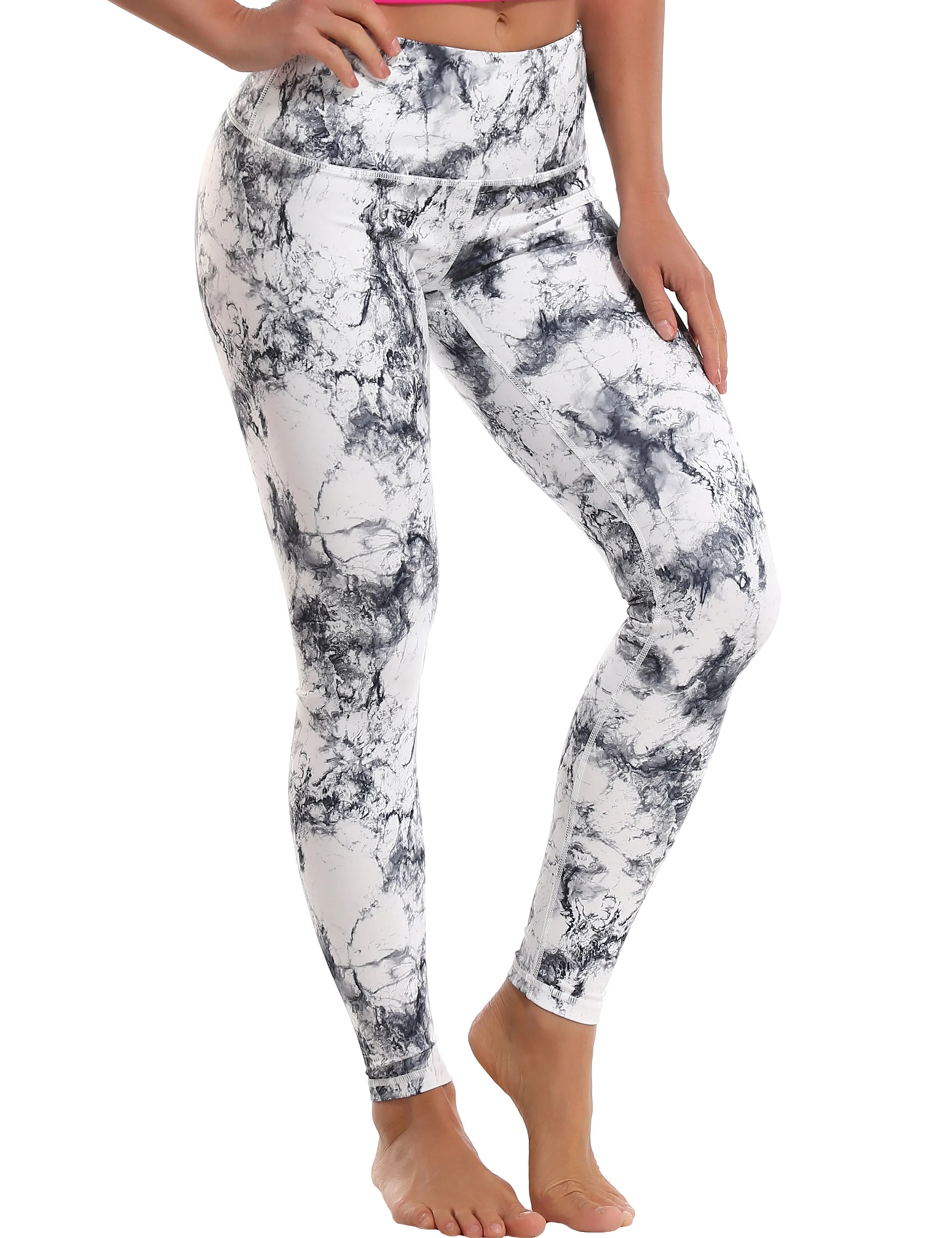 High Waist yogastudio Pants arabescato_yogastudio