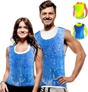 Instant Cooling Vest  -  PVA Water Activated Evaporative Cool Cold Vest