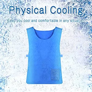 Instant Cooling Vest  -  PVA Water Activated Evaporative Cool Cold Vest