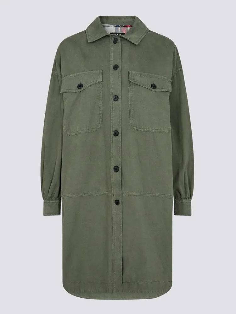 Ivy Copenhagen Eva Coat Titanium Army