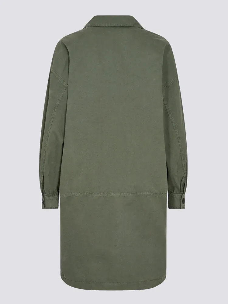 Ivy Copenhagen Eva Coat Titanium Army