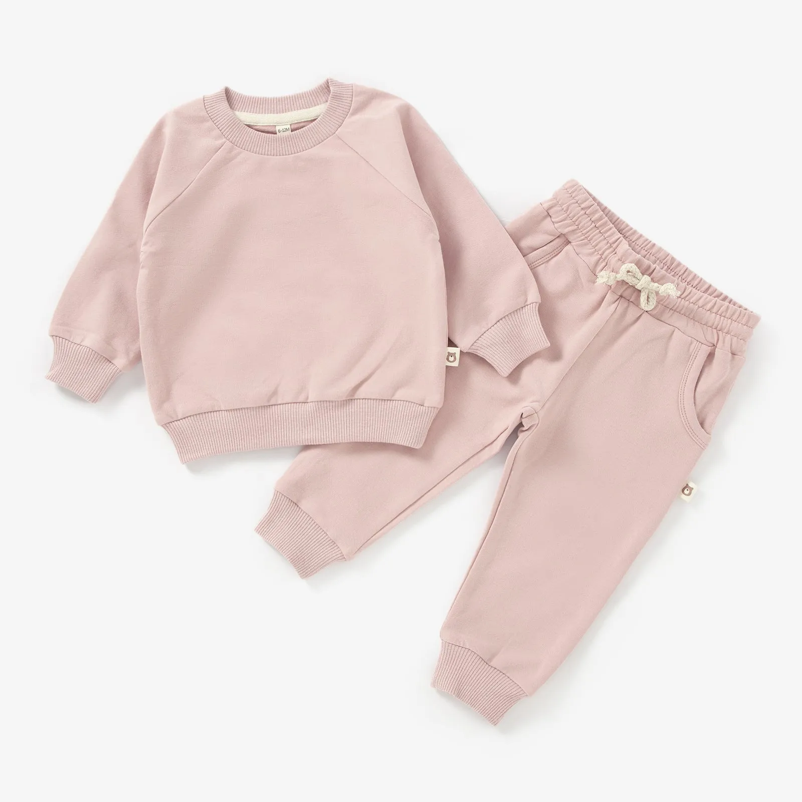 JBØRN Organic Cotton Baby Sweater & Joggers Set | Personalisable