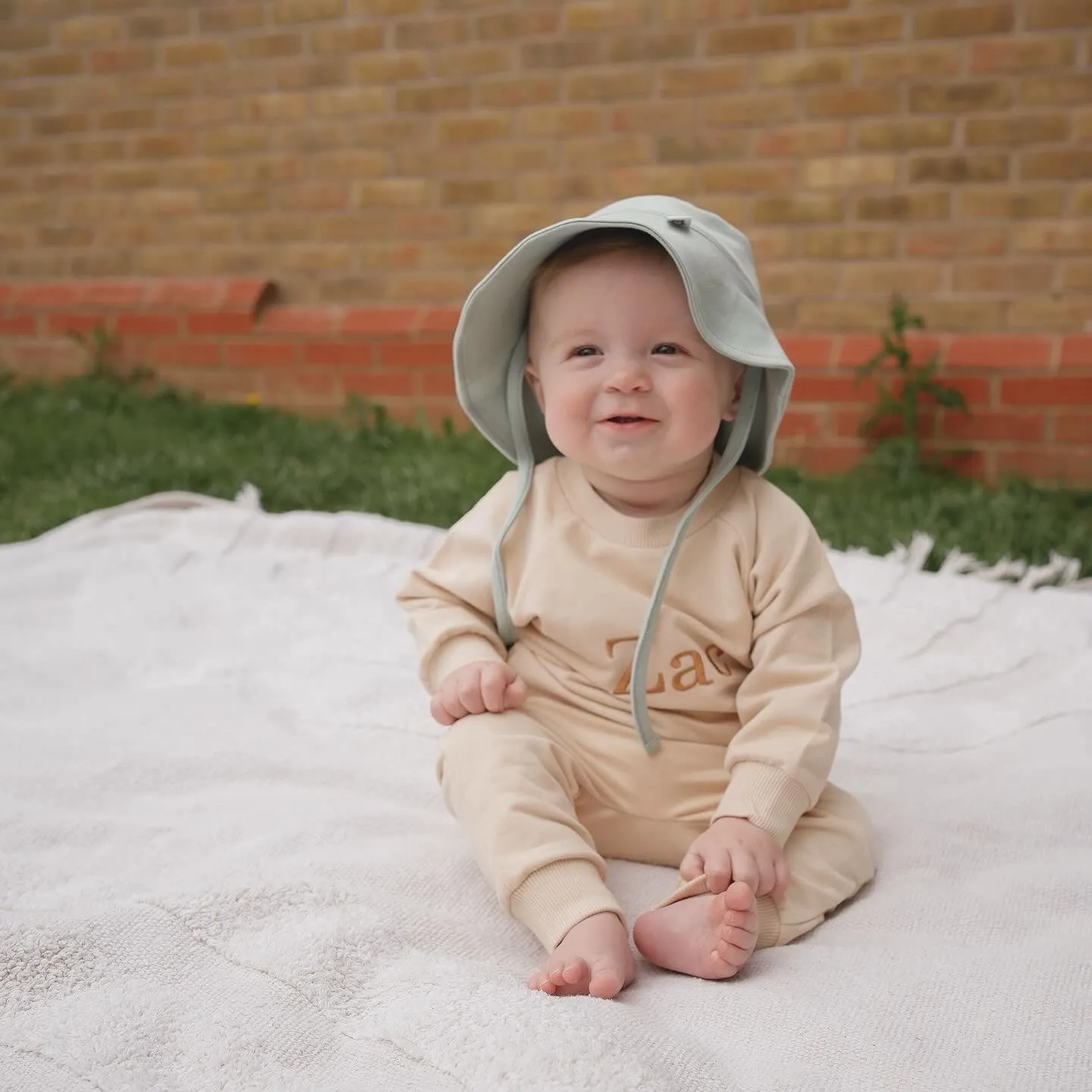 JBØRN Organic Cotton Baby Sweater & Joggers Set | Personalisable