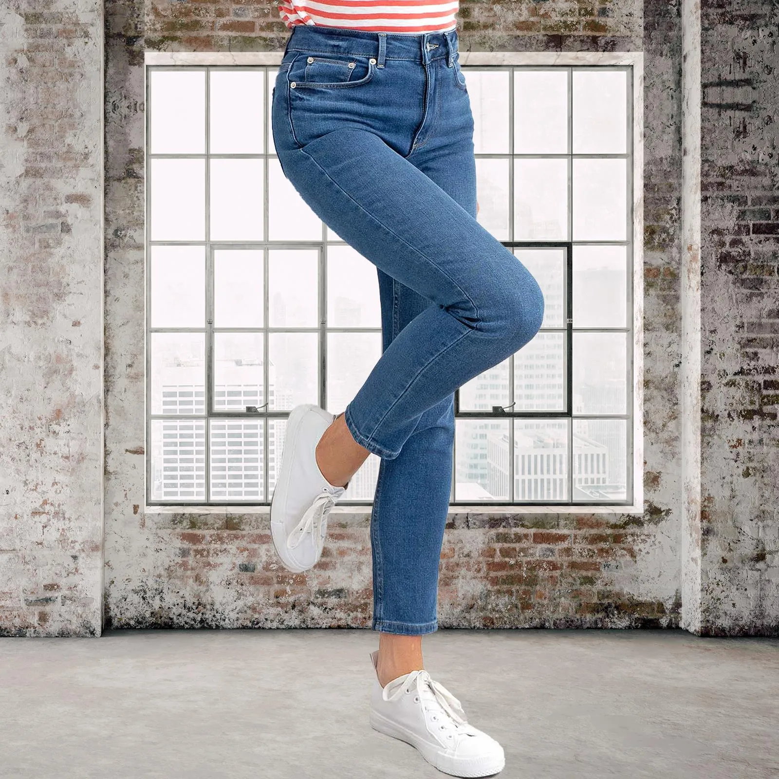 Jigsaw Hampton Blue Jeans Slim Leg Perfect Fit