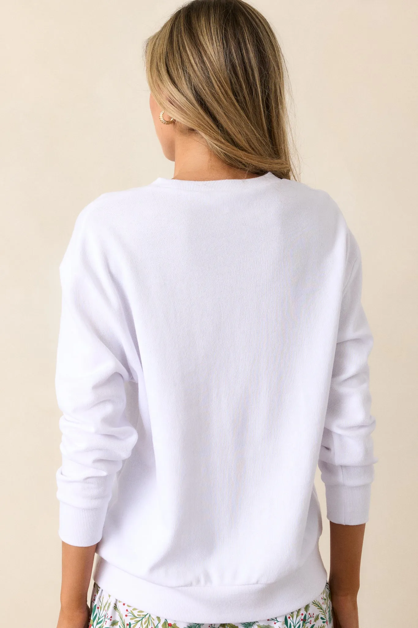 Joy To The World White Sweatshirt