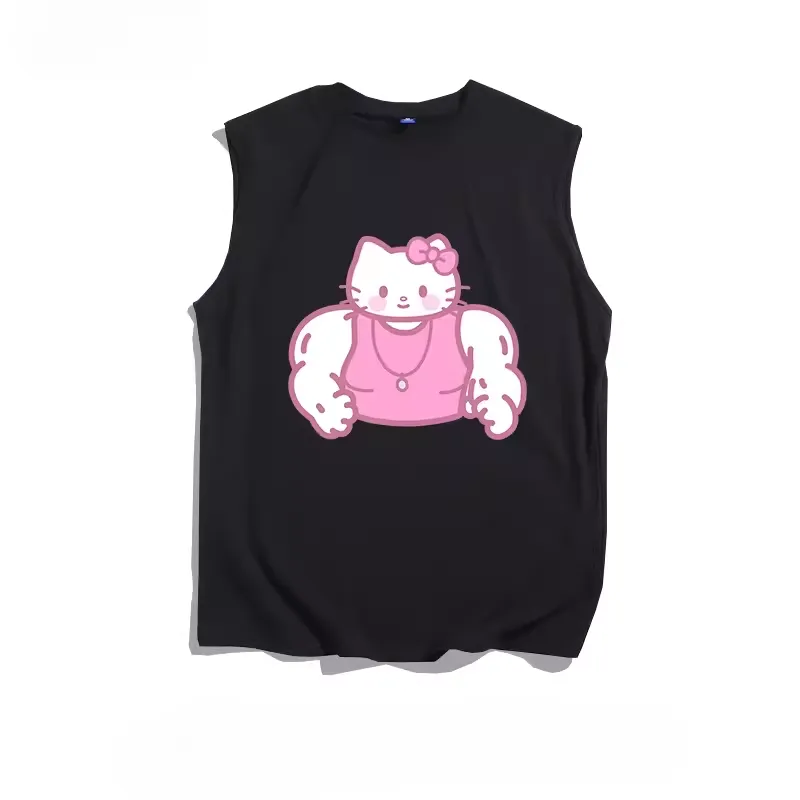 Kitty Dress Pink Vest T-shirt KI571