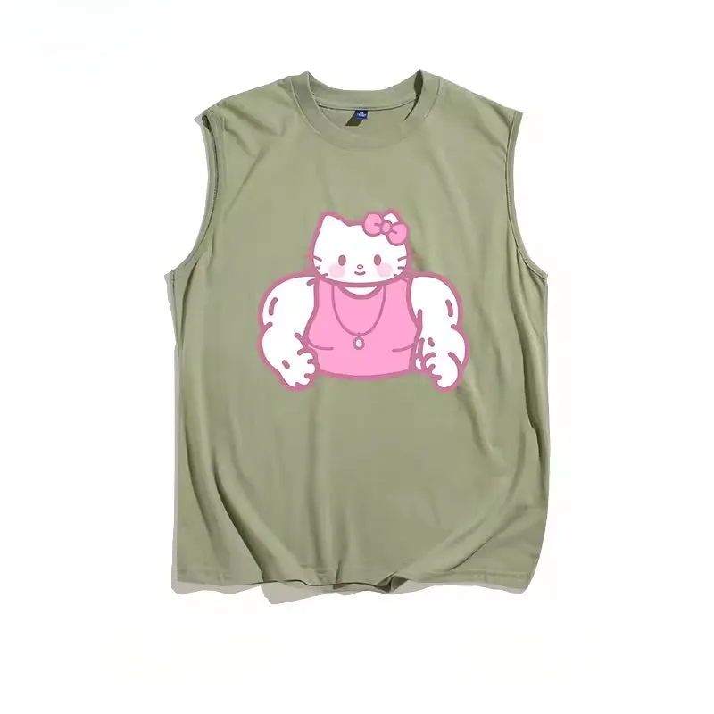 Kitty Dress Pink Vest T-shirt KI571