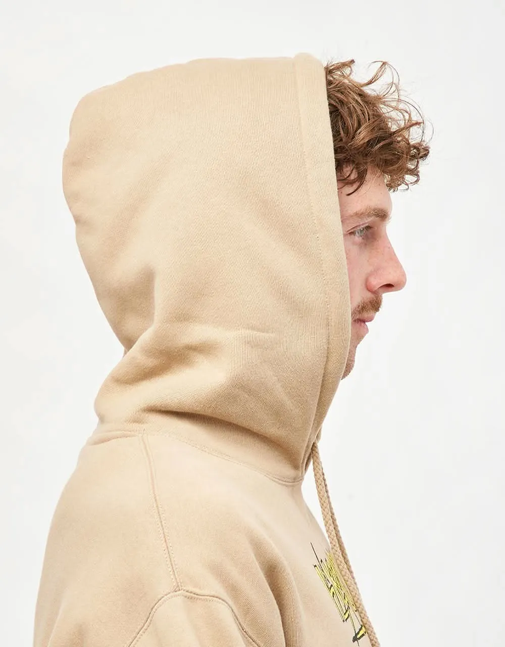 Krooked Bird Lightening Pullover Hoodie - Sandstone/Yellow