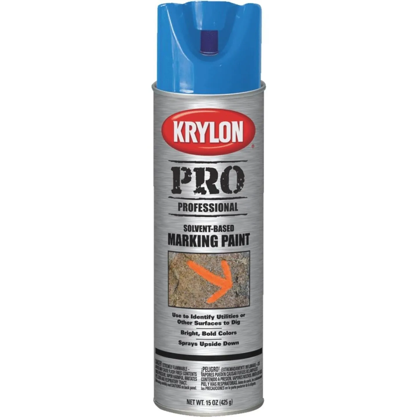 Krylon APWA Blue 15 Oz. Inverted Marking Spray Paint