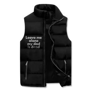 Leave Me Along Zip Warm Vest Top