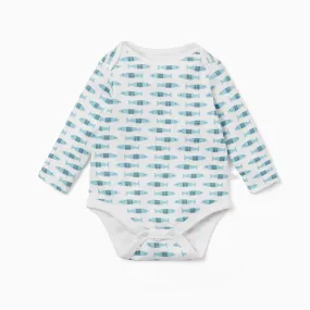 Little Fish Long Sleeve Bodysuit