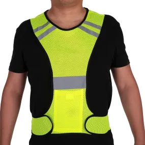 Lixada Lightweight Breathable Mesh Reflective Vest High Visibility Safety Vest Gear for Running Walking Cycling Jogging