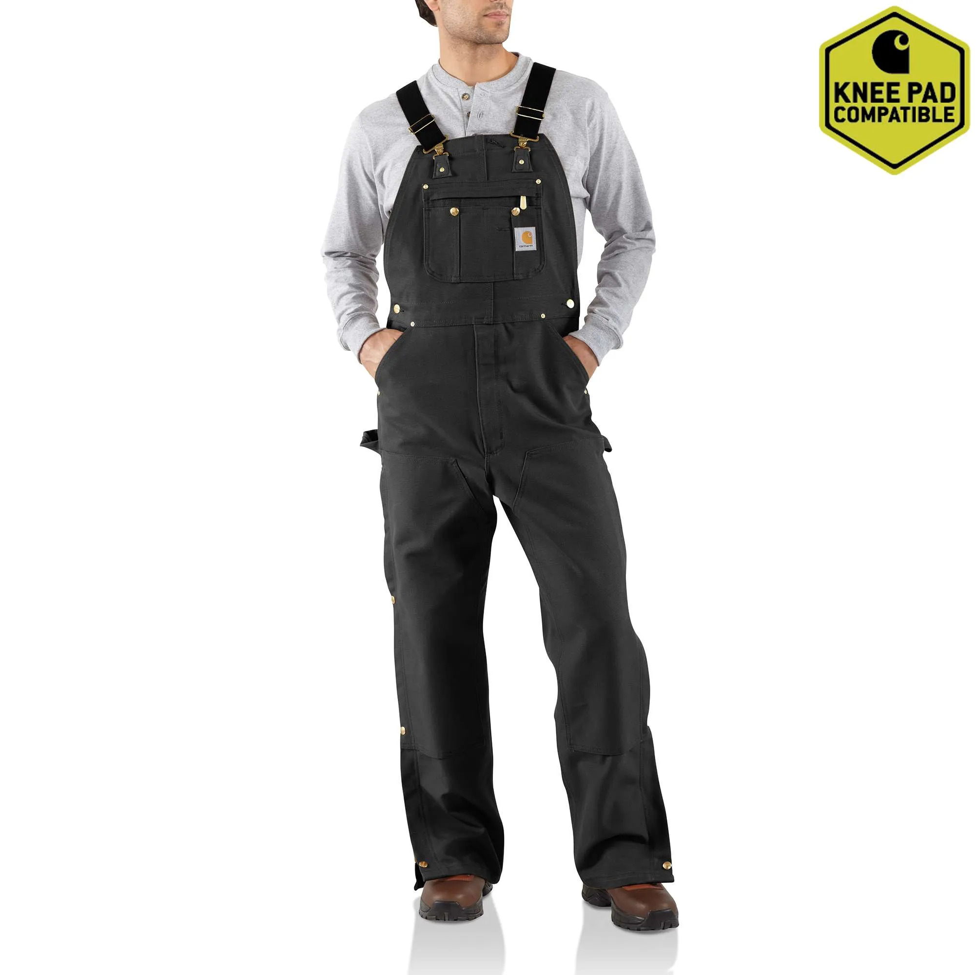 Loose Fit Firm Duck Bib Overall