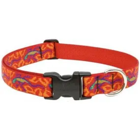 Lupine GoGo Gecko Medium Dog Collar 3/4 Inch Wide