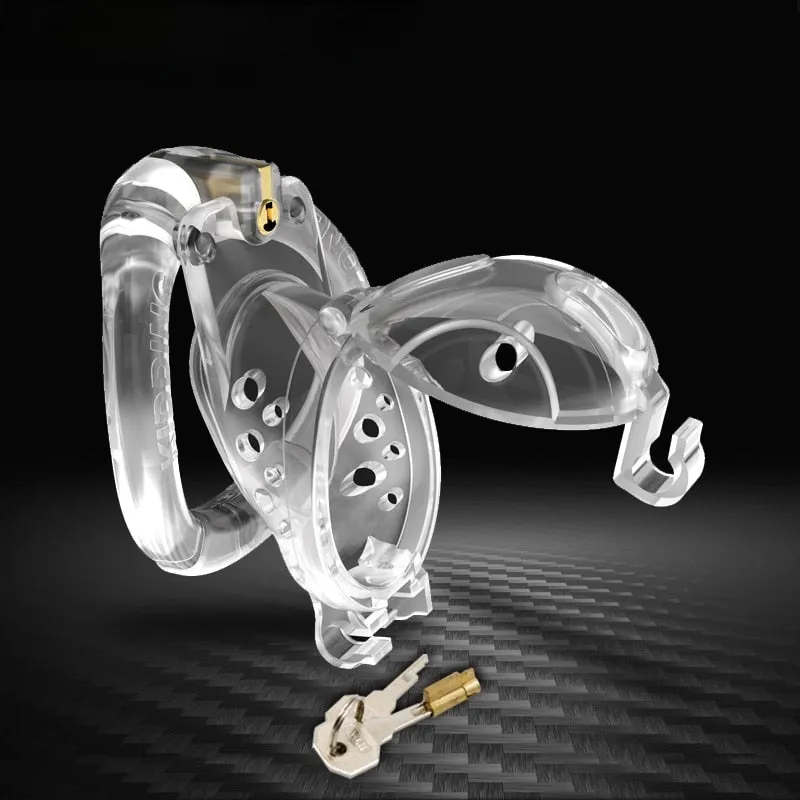 Mamba Lock Bondage Chastity Cage 4Rings