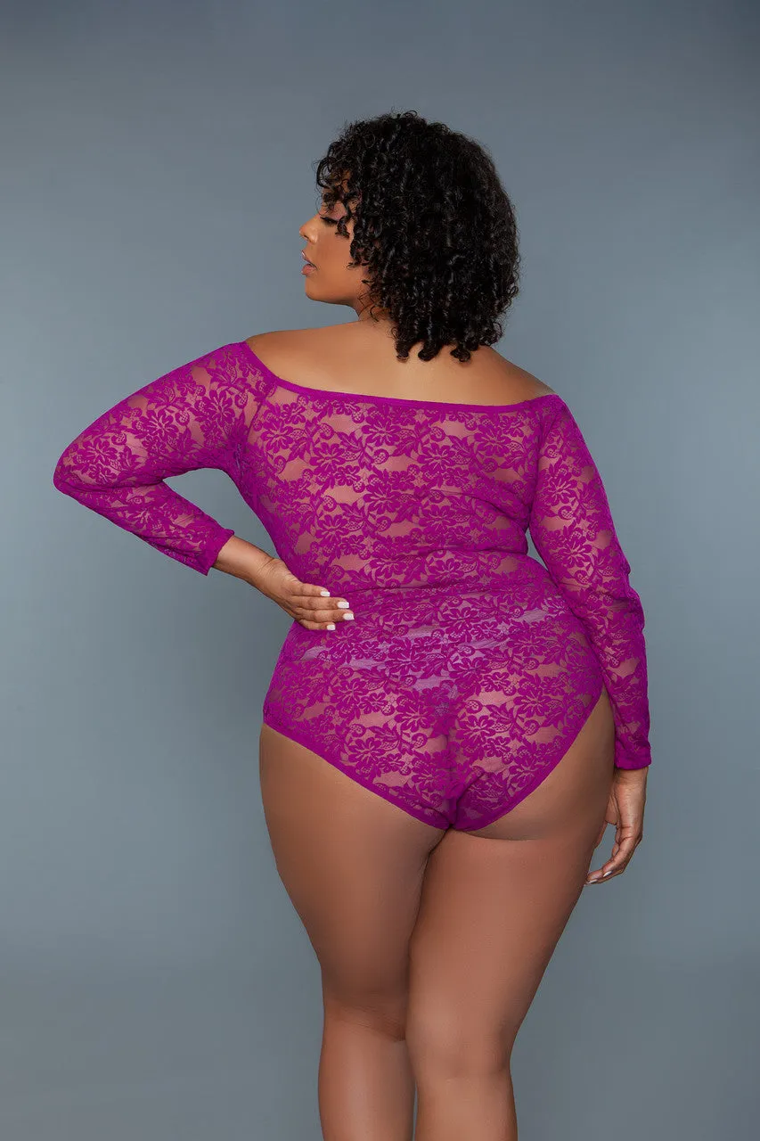 Marina Floral Lace Bodysuit