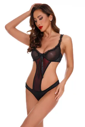 Mesh Underwire Teddy