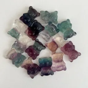 Mini Fluorite Teddy Bear