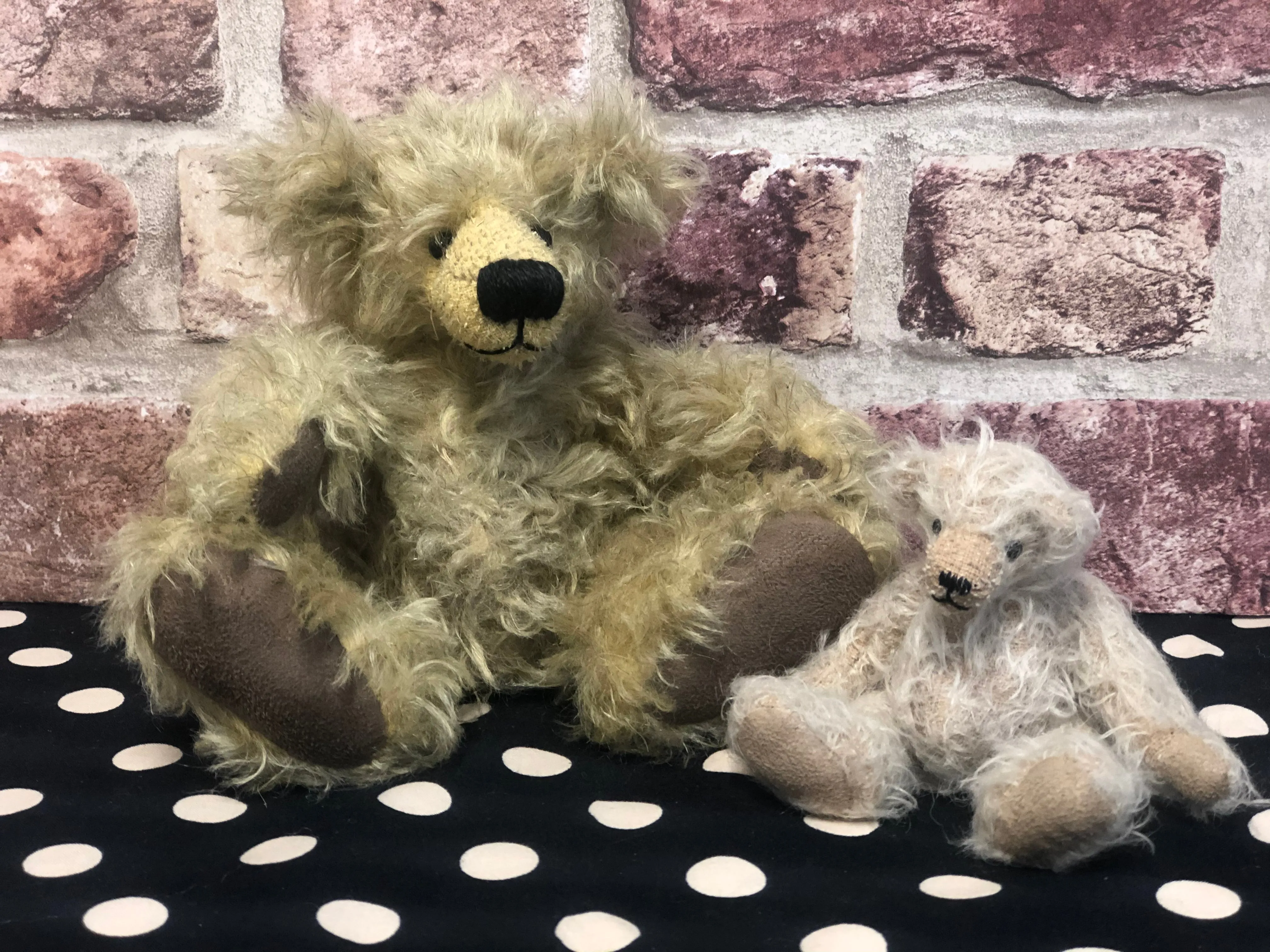 Mohair Teddy Bear Making Kit - Cyril - With or without Pattern -22cm when made